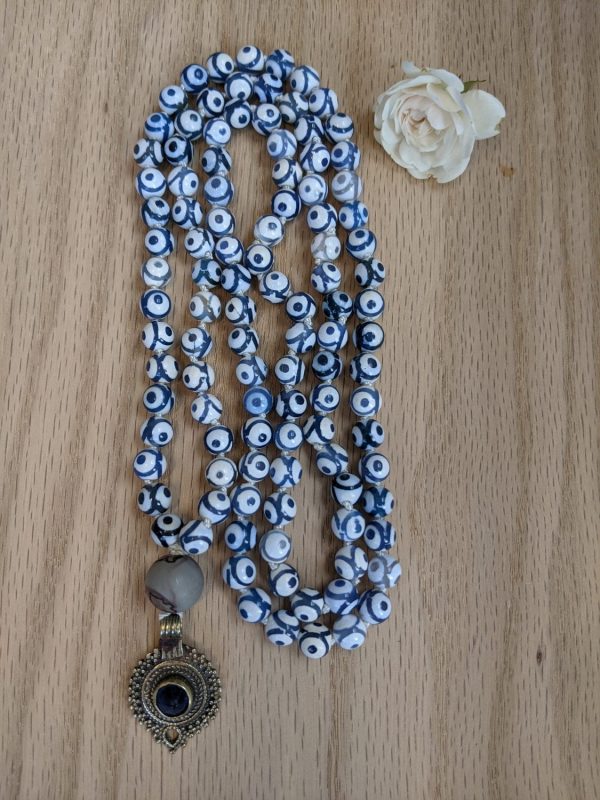 Enhanced Agate Mala - Image 2