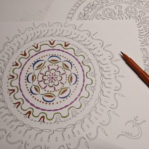 Mandala Kits for Coloring Meditation